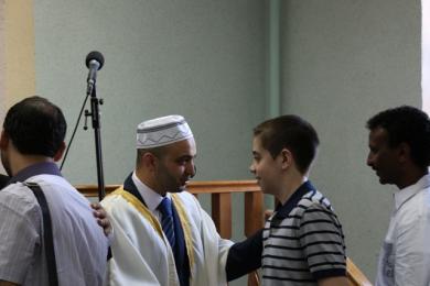 Имам Одесской мечети поздравляет прихожан с праздником Ид аль-Фитр в Исламских культурных центрах. Продолжение (ФОТО, ВИДЕО)