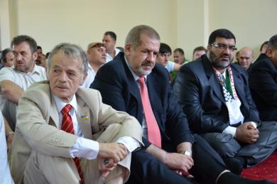 Mr.Dzhemilev and Mr.Crubarov at Kyiv ICC Mr.Dzhemilev and Mr.Crubarov at Kyiv ICC